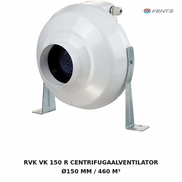 RVK VK 150 R CENTRIFUGAAL VENTILATOR Ø150 MM / 460 M³